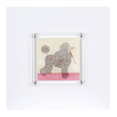 Framed Poodle Wall Art | Frame