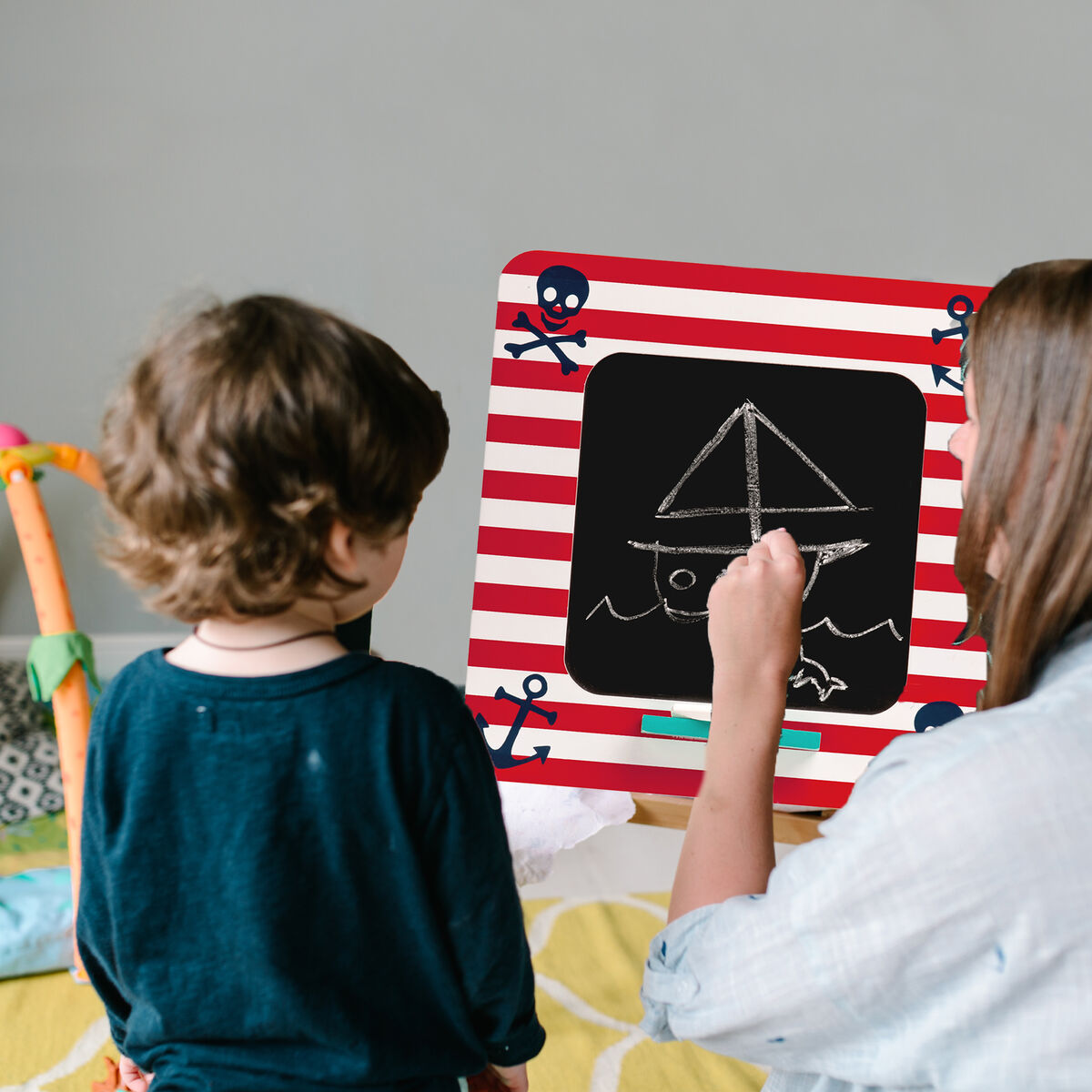 Wall Mountable Chalkboard | Pirate