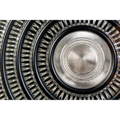 Nason Framed Silver Disc Wall Art