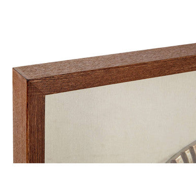 Nason Framed Silver Round Carving Wall Art