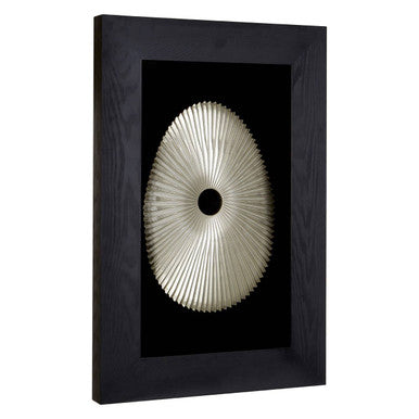 Nason Framed Oval Carving Wall Art