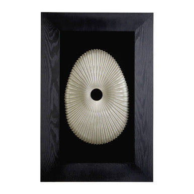 Nason Framed Oval Carving Wall Art