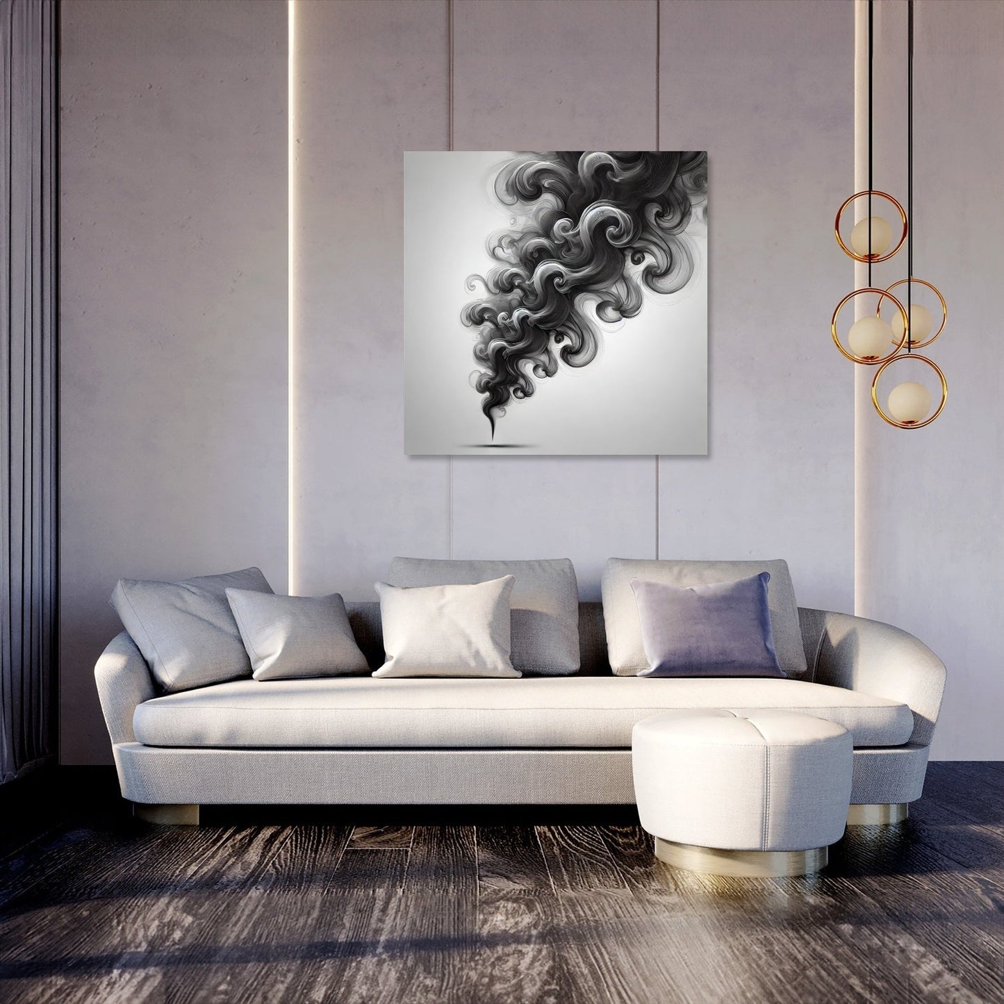 Ethereal Smoke Canvas