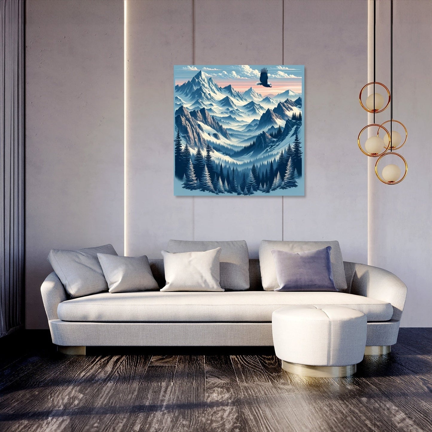 Dawn Summit Canvas