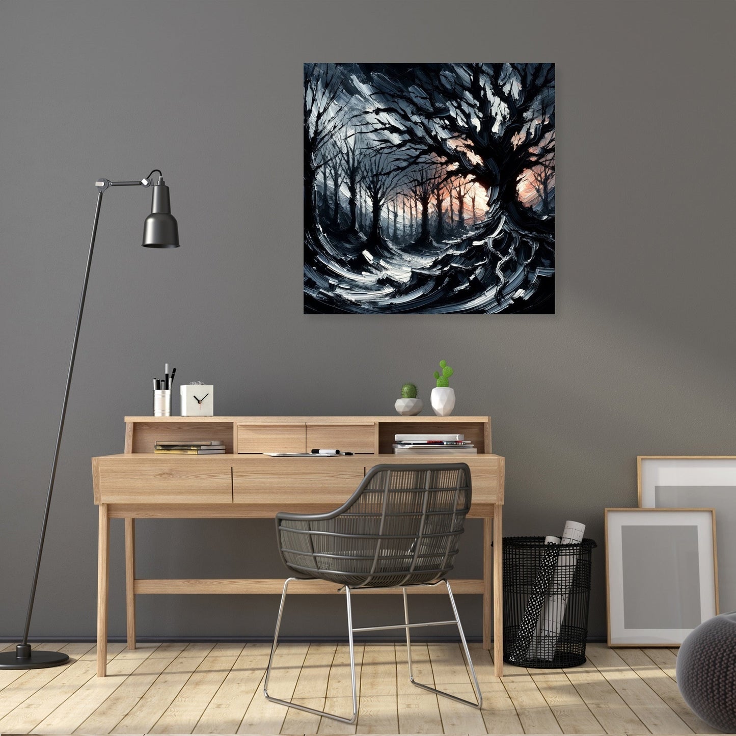 Gothic Twilight Forest Canvas