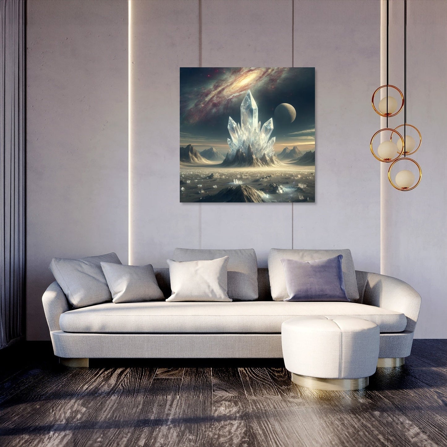 Crystalline Heights Canvas
