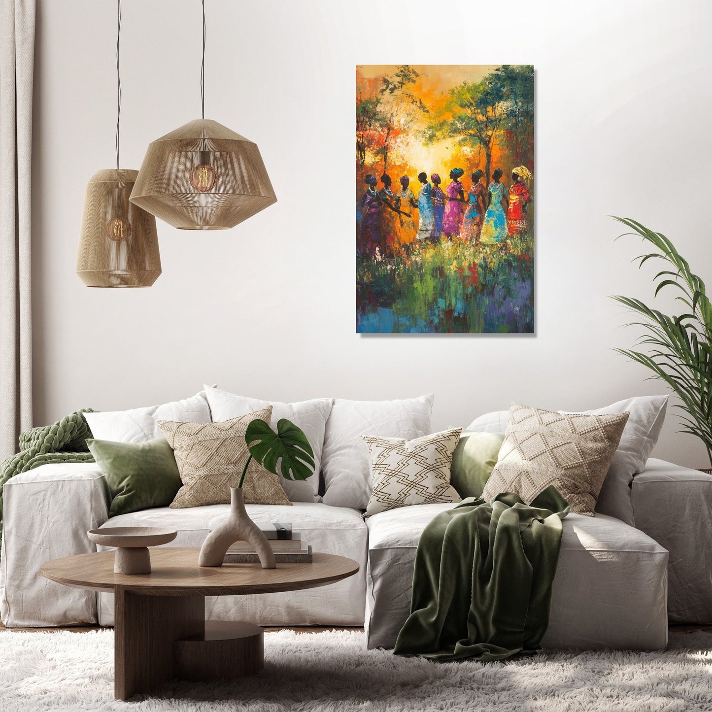 Dancing Spirits Canvas