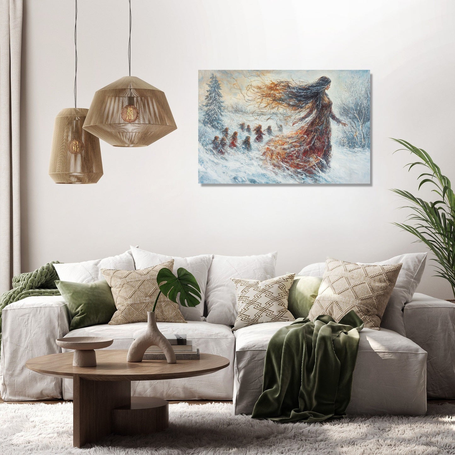 Nordic Mother Goddess Canvas