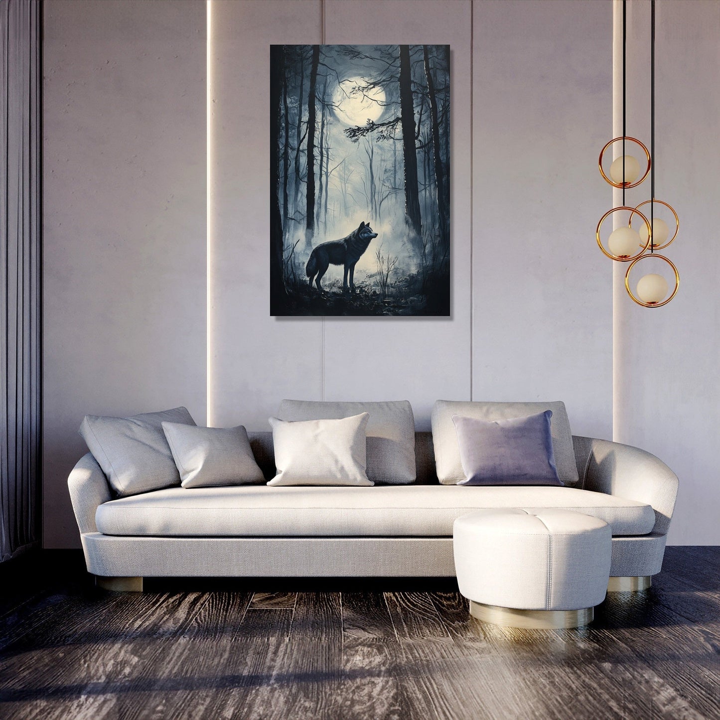 Lunar Serenade Canvas