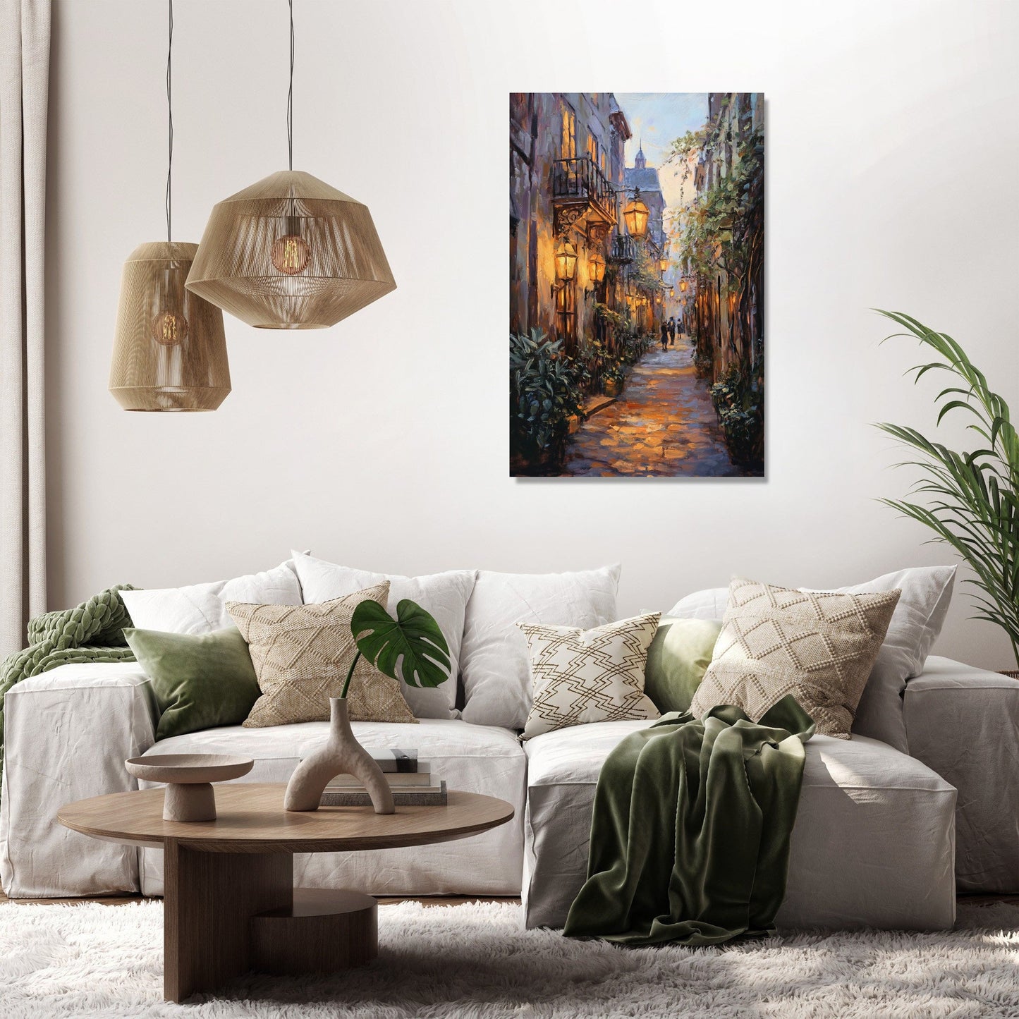 Cobblestone Nostalgia Canvas