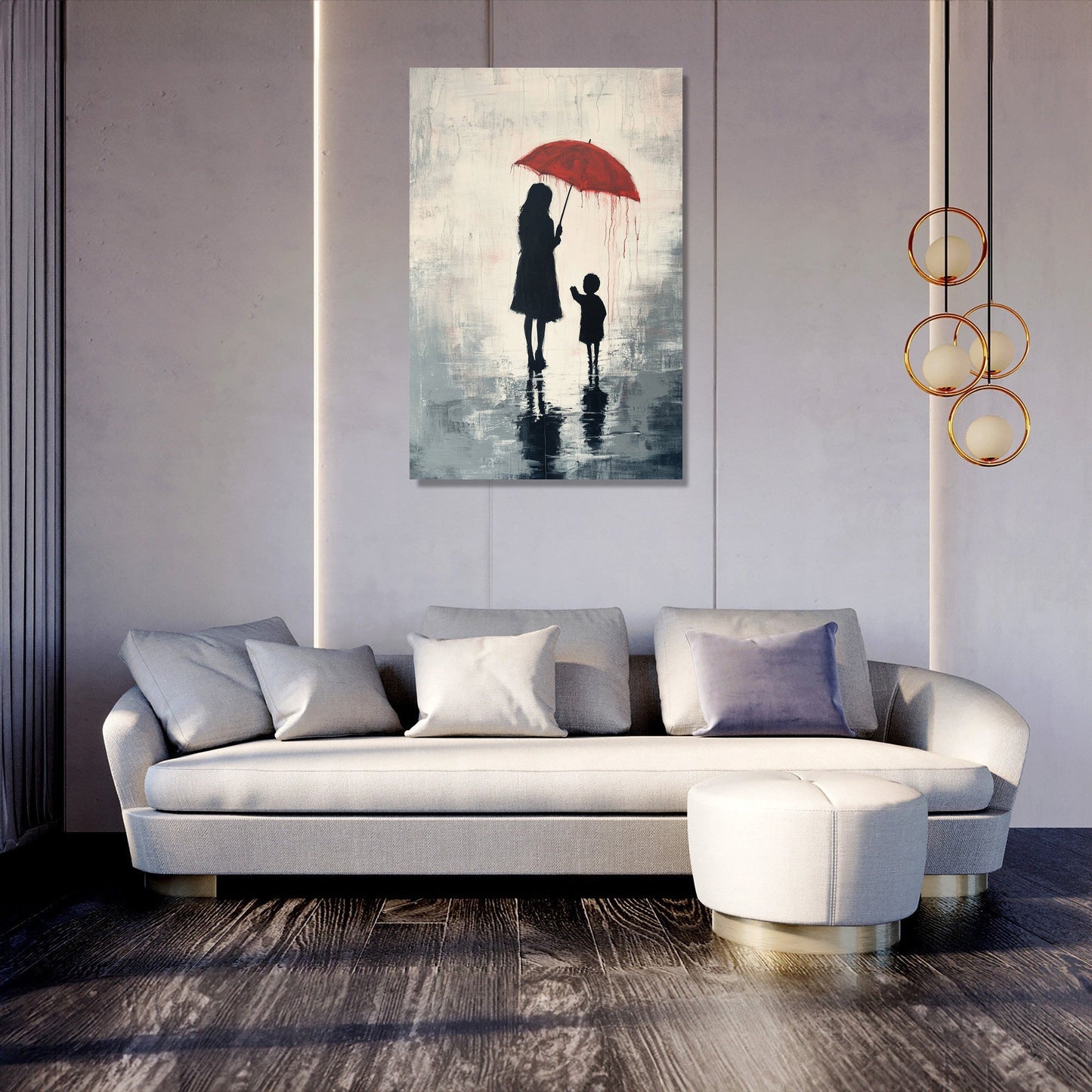 Shelter Under Umbrella Canvas