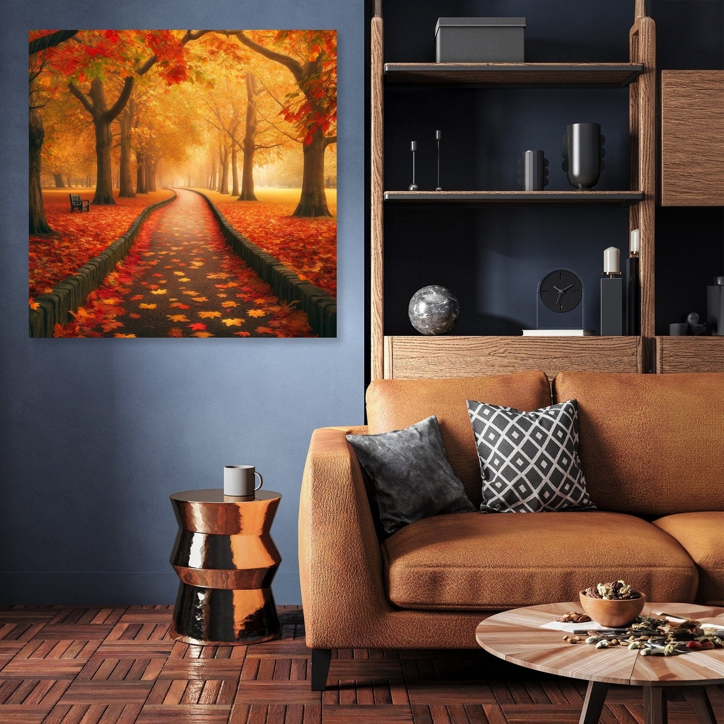 Autumn Pathway Serenity Canvas