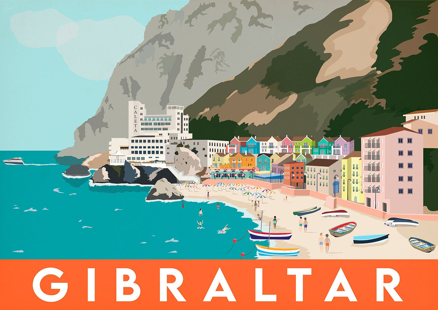 Catalan Bay - Gibraltar Orange