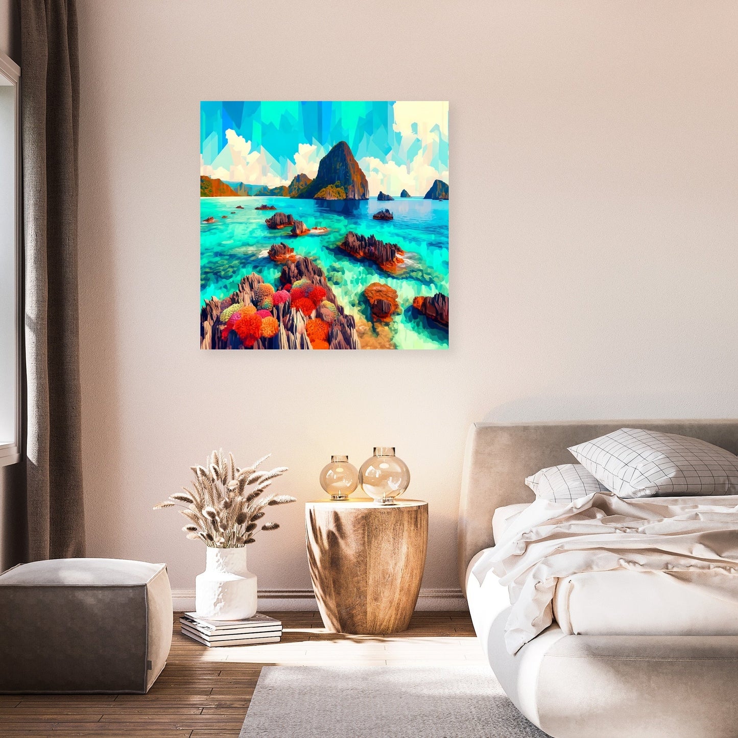 Coral Reef Vibrance Canvas