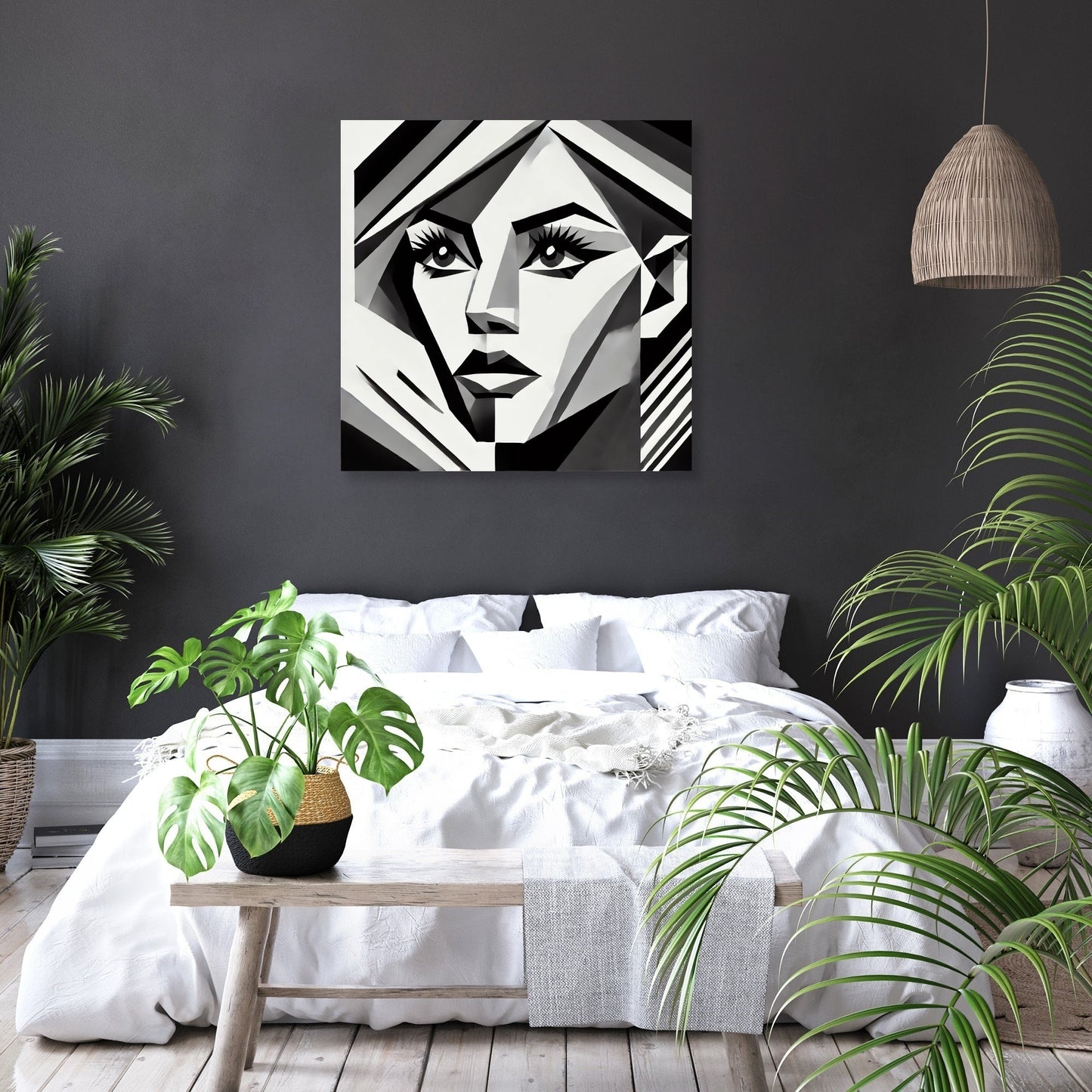 Geometric Elegance Canvas
