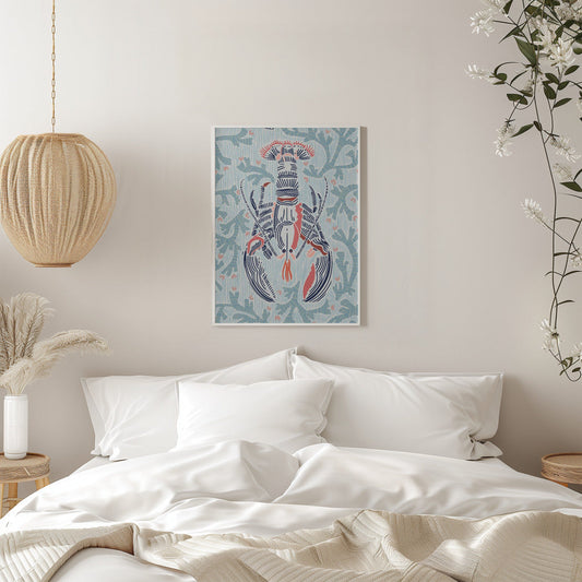 Crustacean Core mint Print