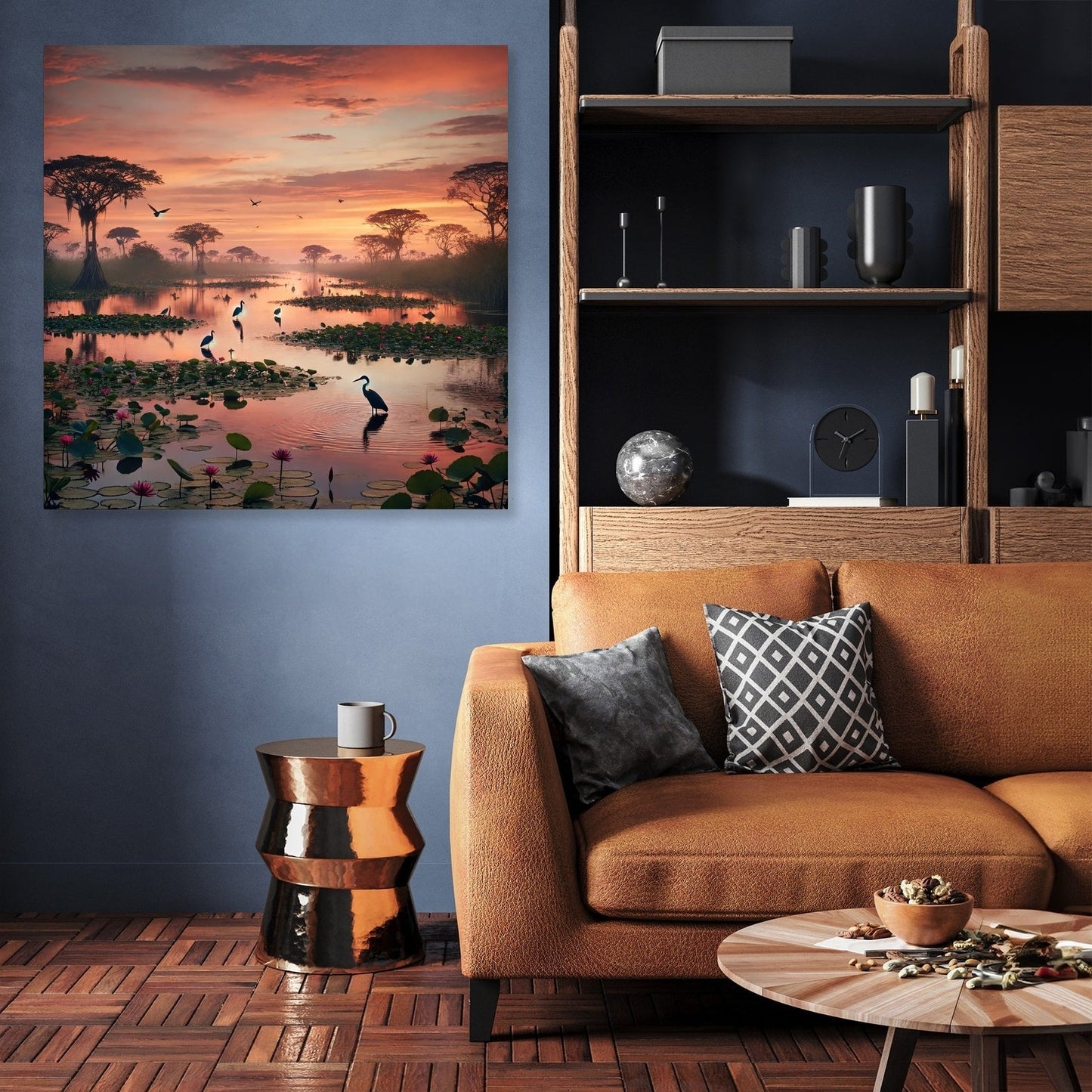 Pantanal Dusk Canvas