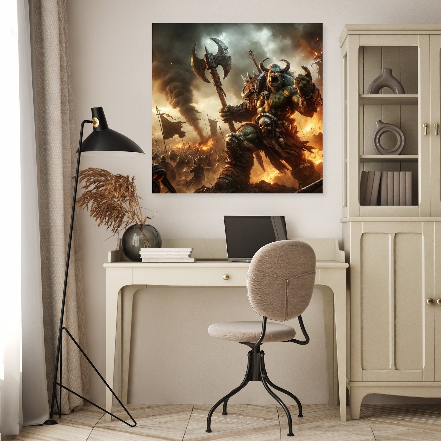Orc War Cry Canvas