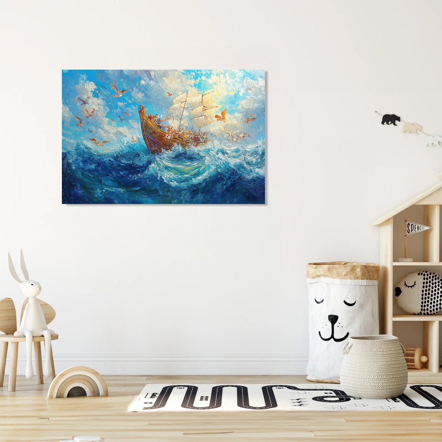 Ark of Animals Canvas