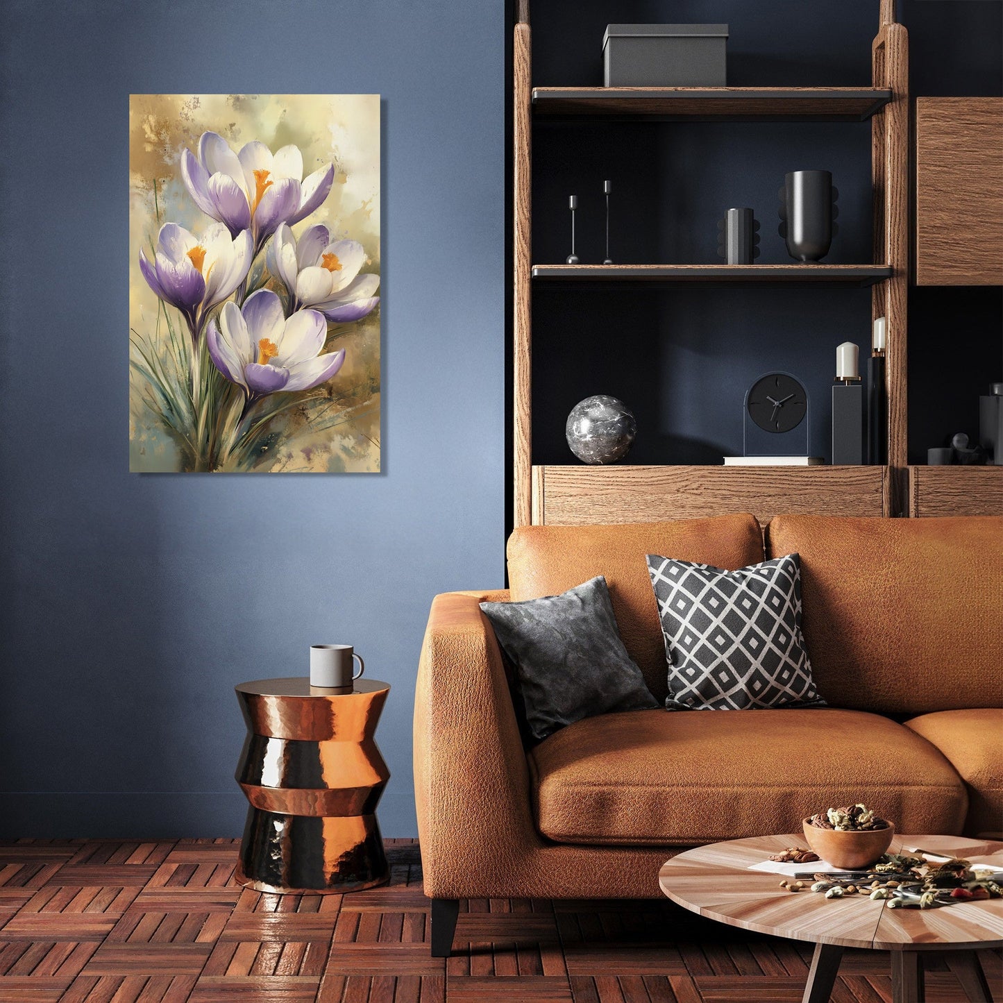 Crocus Awakening Canvas