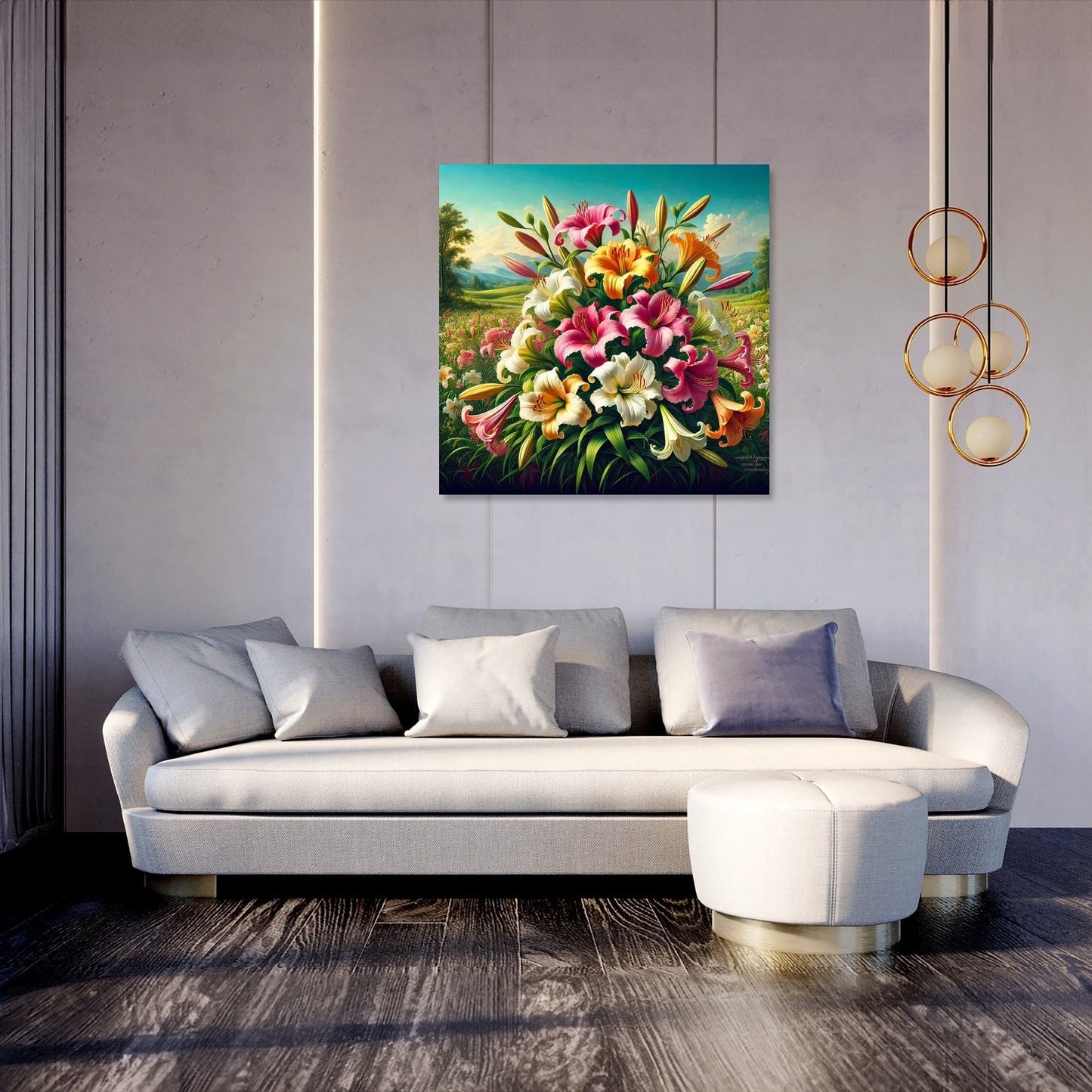 Eternal Lilies Canvas