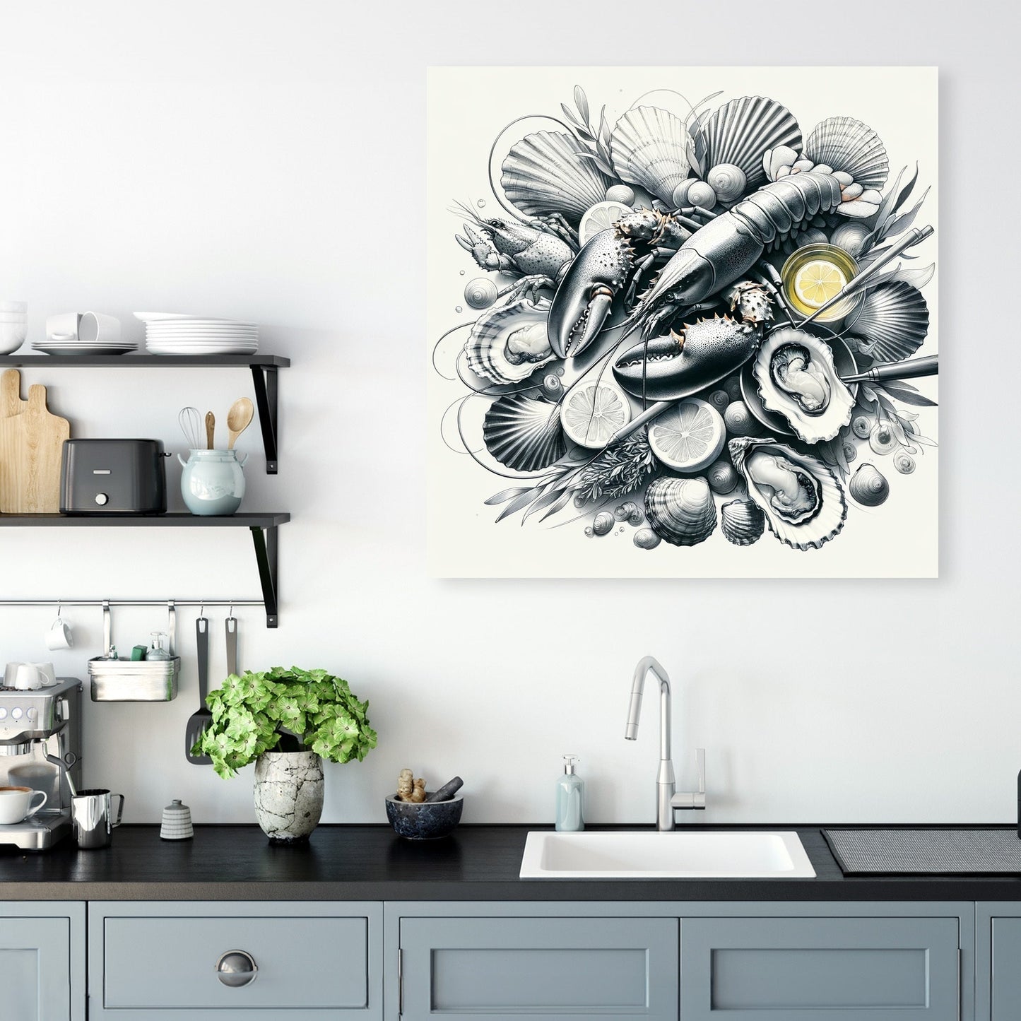 Seafood Symphony Canvas