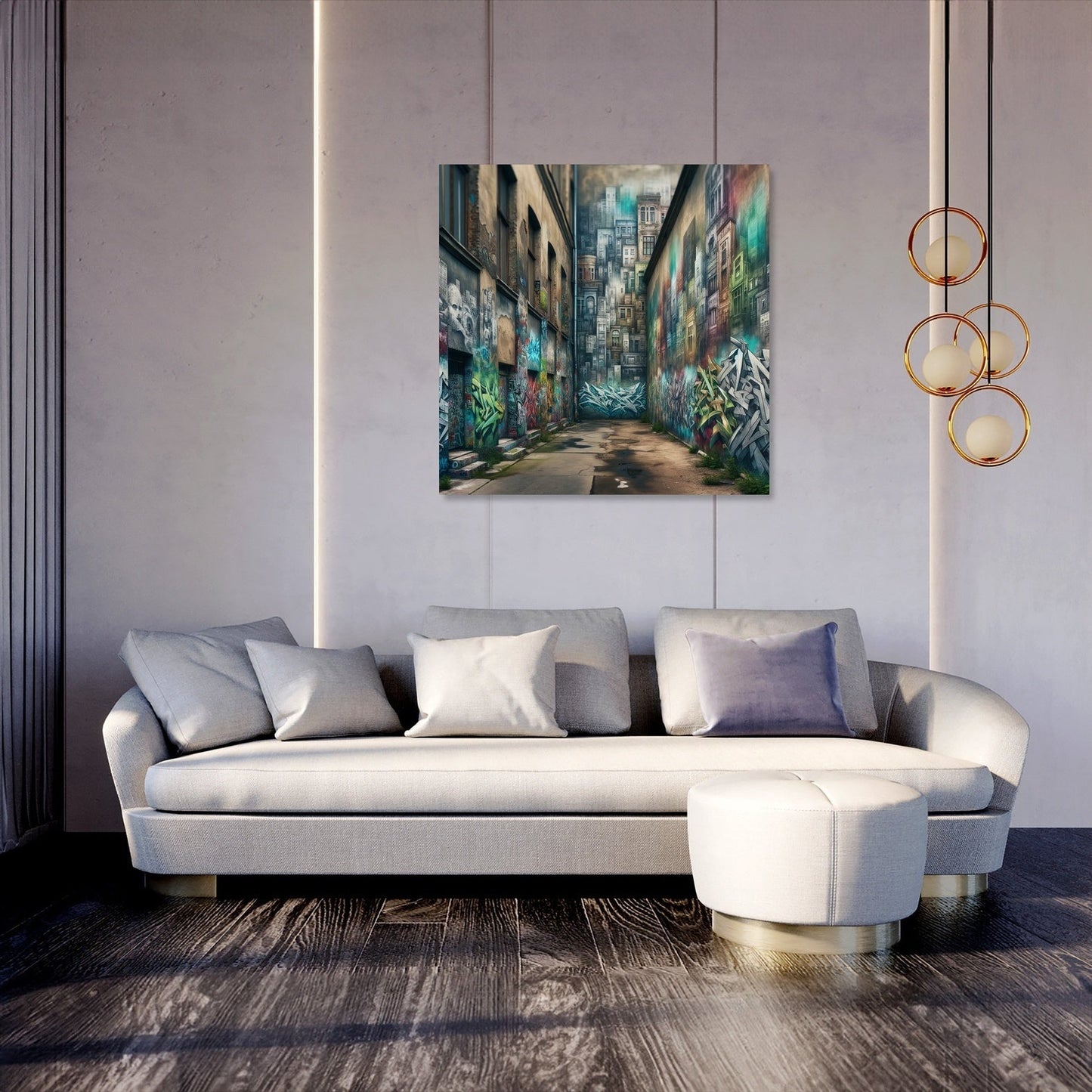 Echoes of the Alley Canvas