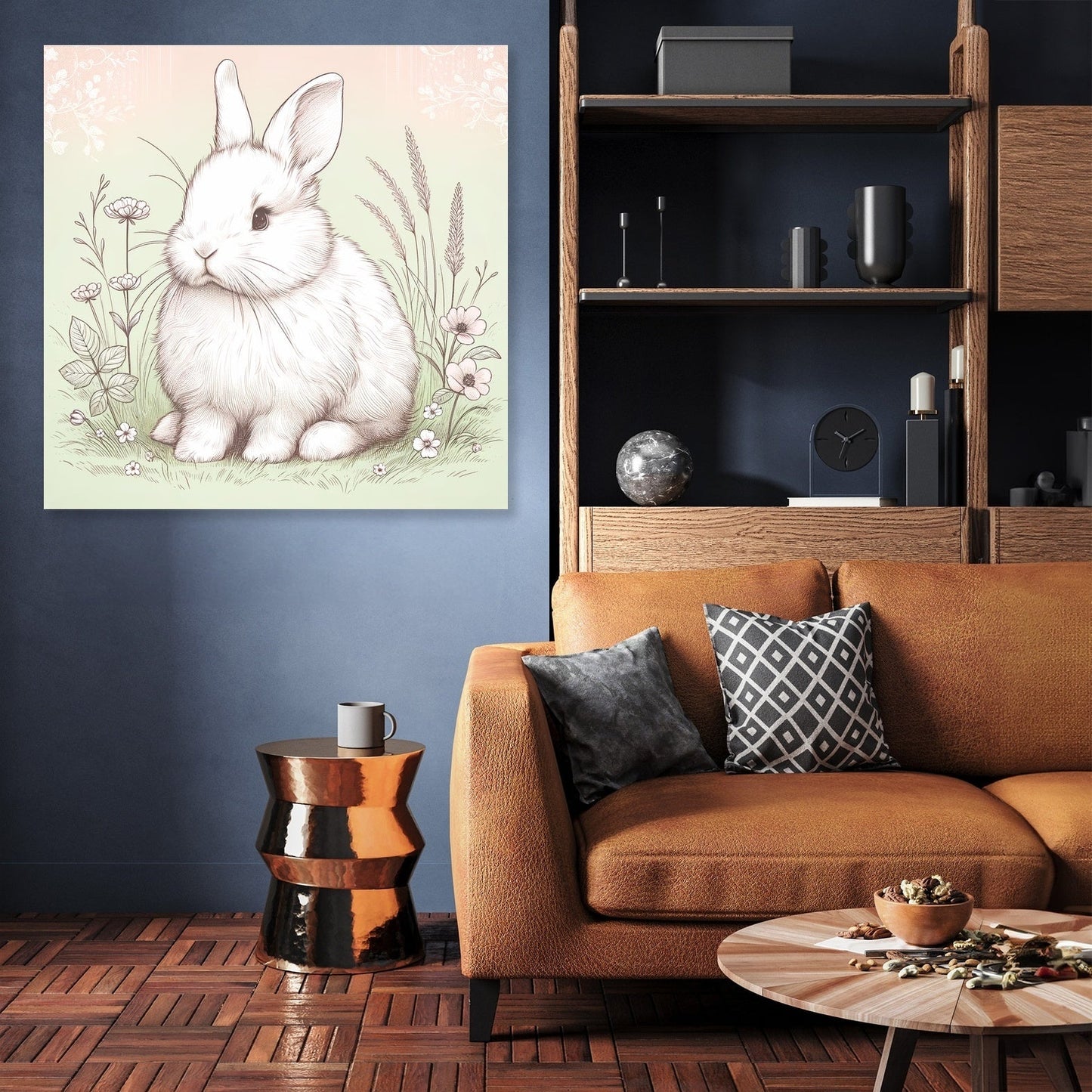 Meadow Rabbit Canvas