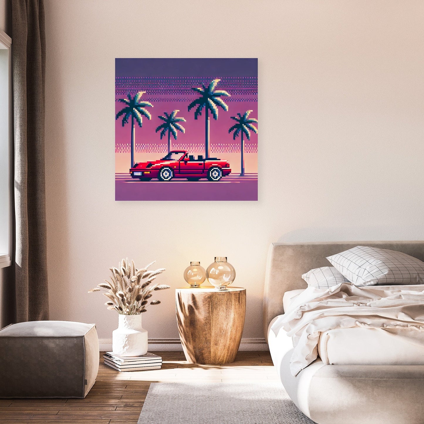 Sunset Cruise Pixel Canvas