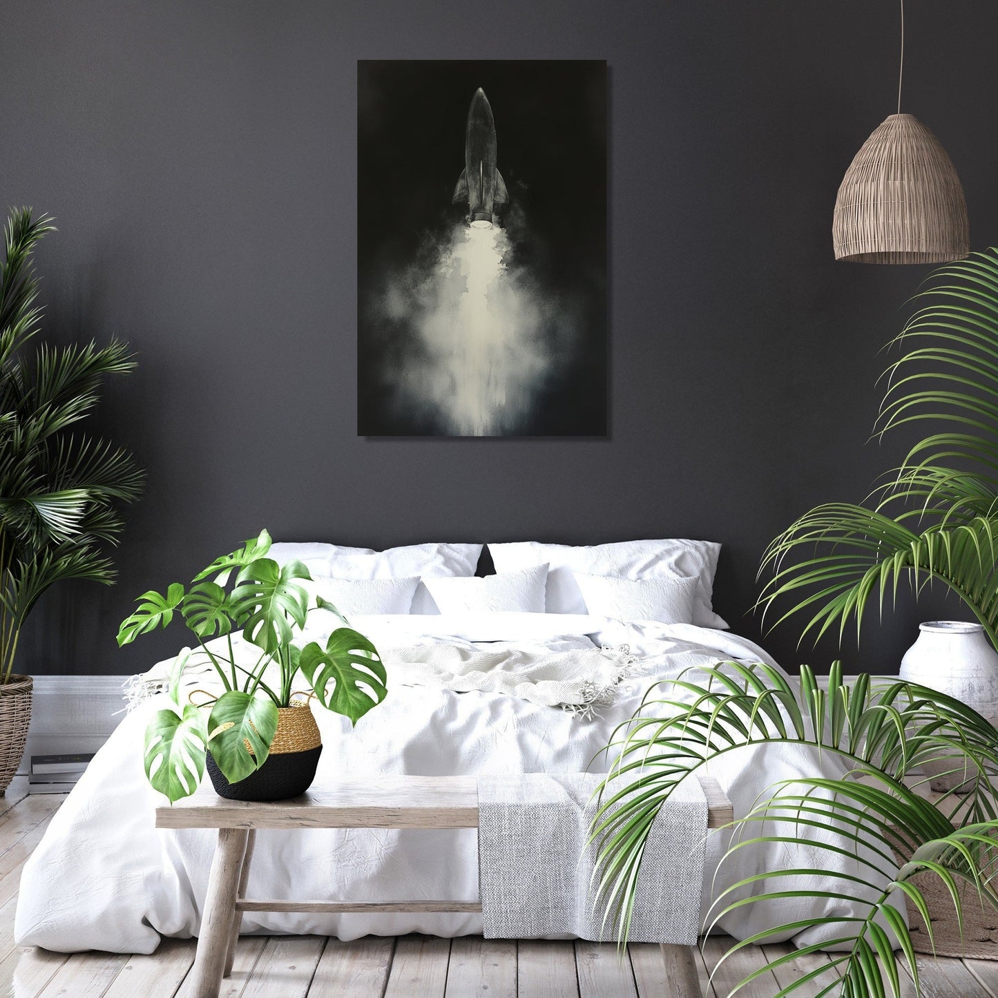 Launching Rocket Canvas