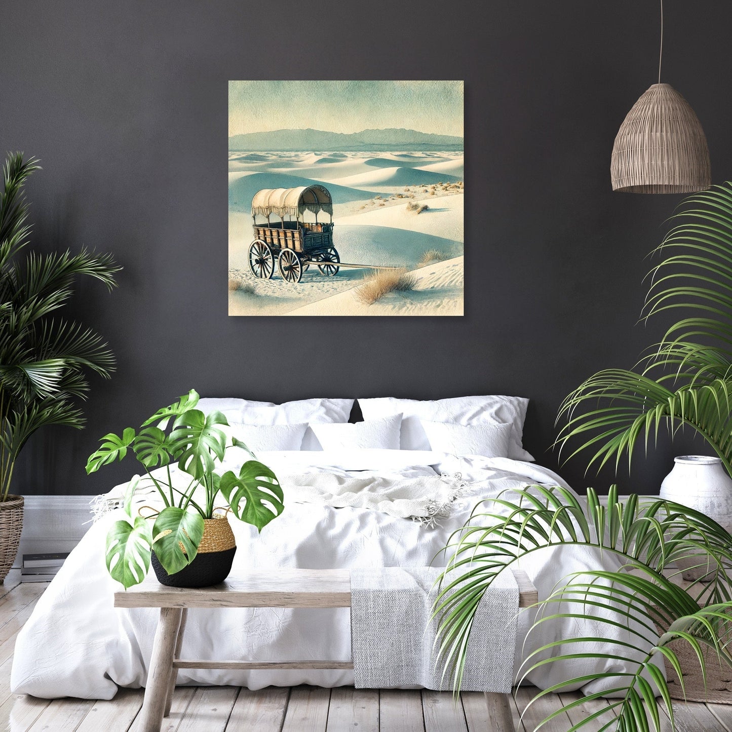 White Sands Serenity Canvas