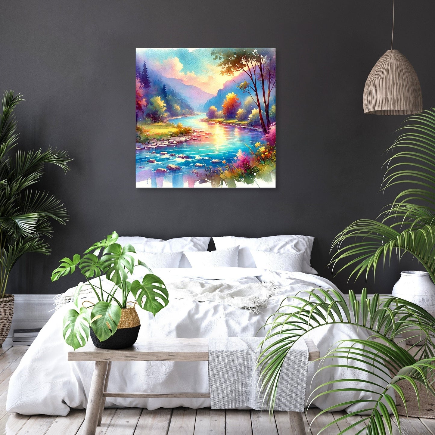 Magical River Canvas