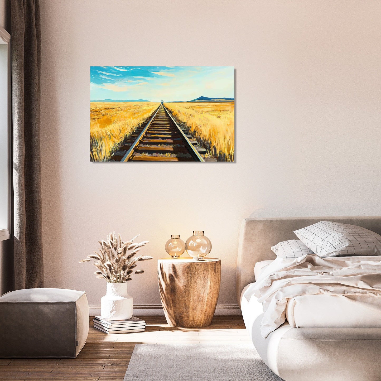 Heatwave Railway Canvas