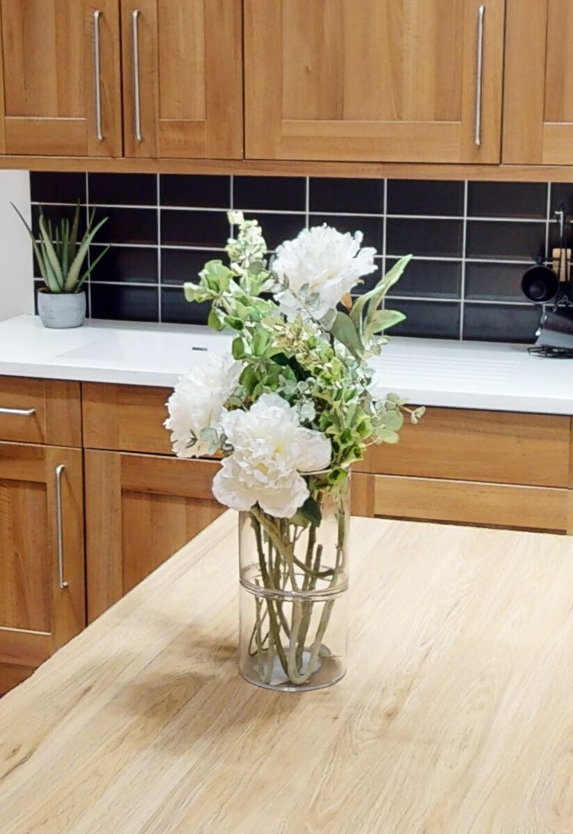 Cream Hydrangea Flower Stem | Fiori Artificial flowers