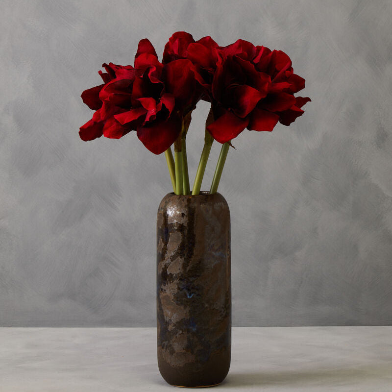 Fiori 72cm Amarylilis Burgundy Stem