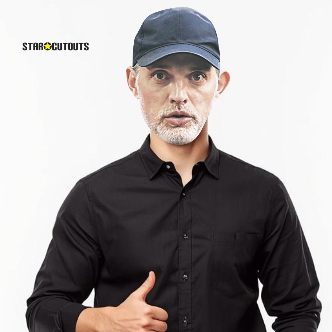 CM291 Thomas Tuchel Single Cardboard Face Mask Football Manager Theme