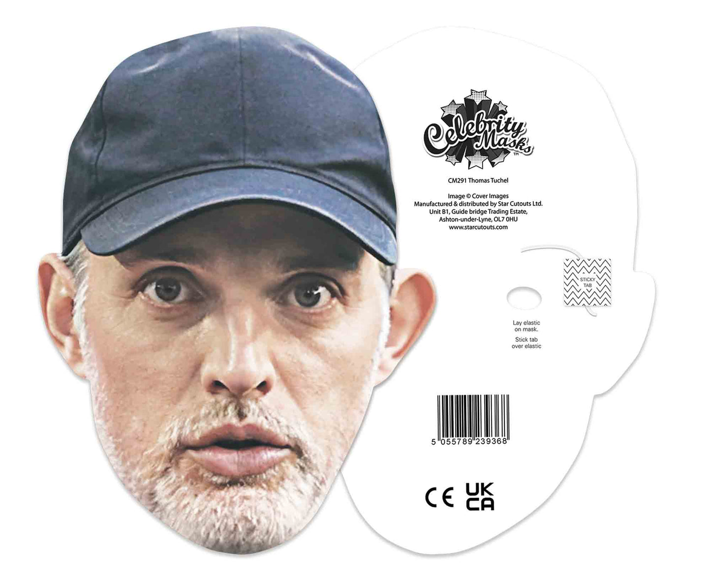 CMPWC26 England Manager & Footballers Six Pack Masks - Tuchel, Mainoo, Rice, Kane, Bellingham & Saka World Cup 2026