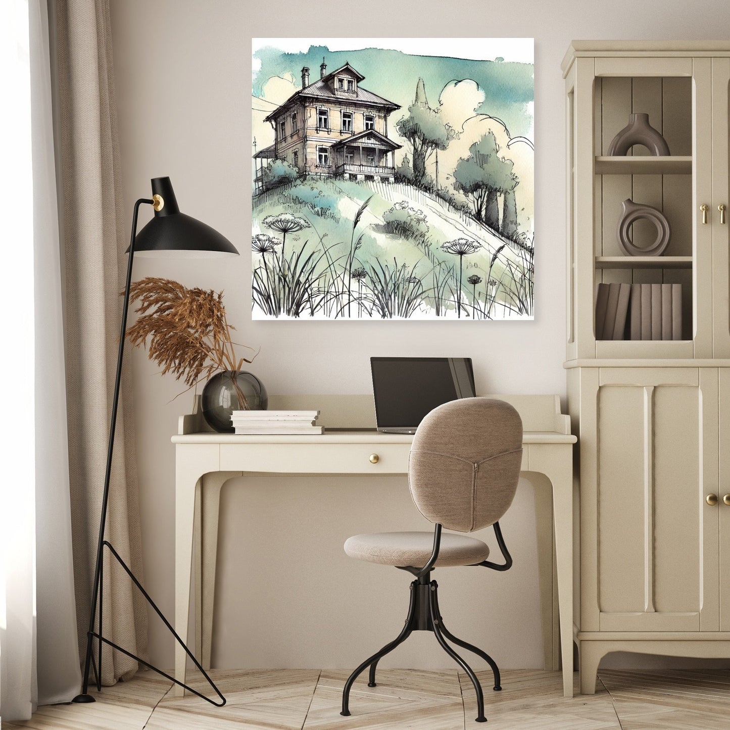 Hilltop Serenity Canvas