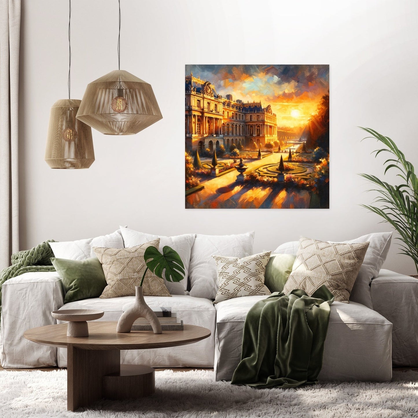 Versailles' Golden Aura Paris Canvas