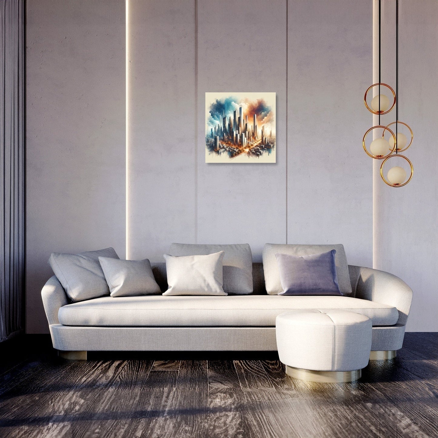 Cityscape Harmonics Canvas