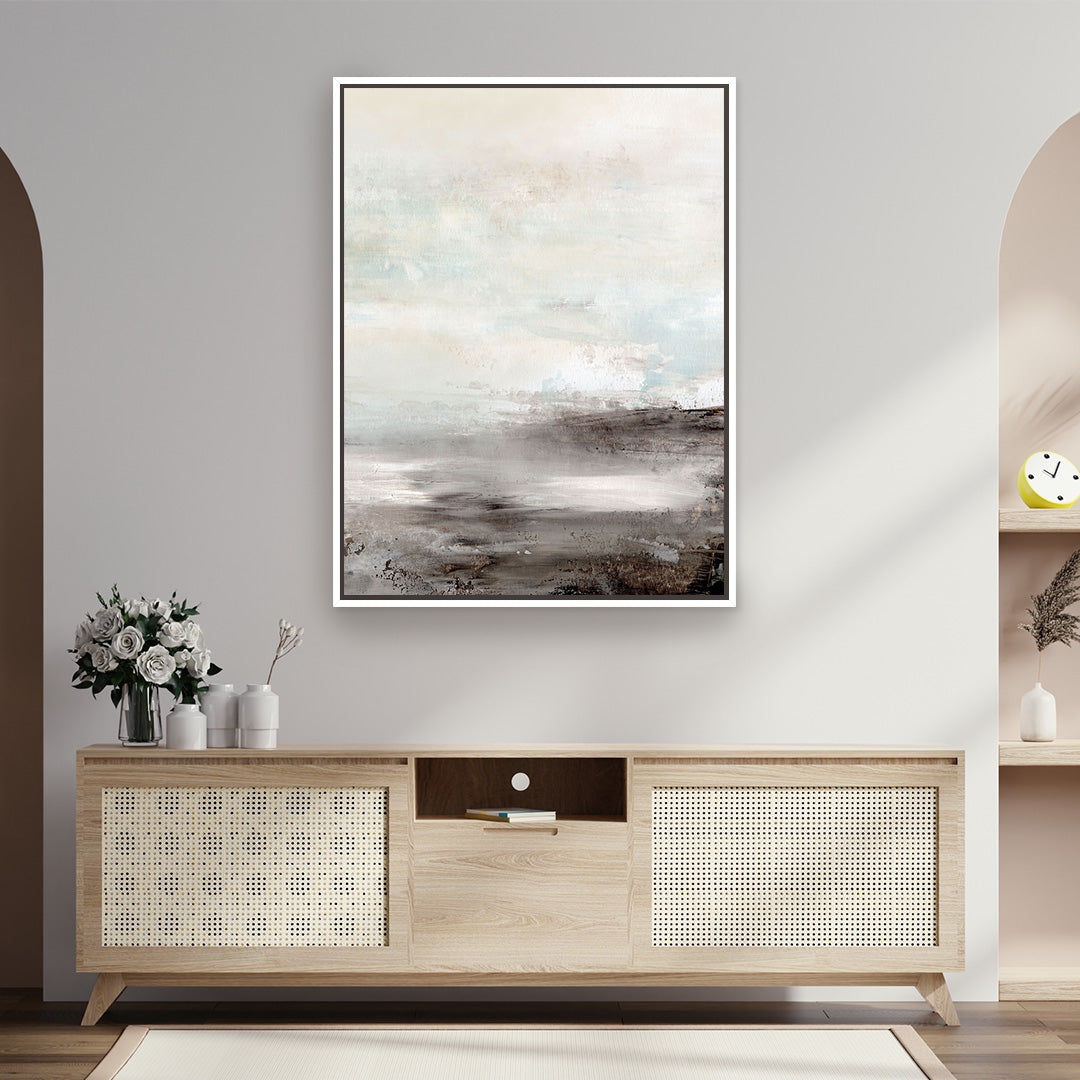 Downtempo 2 Framed Printed Canvas