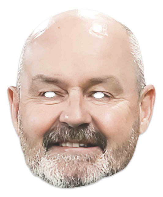 CM293 Steve Clarke Single Cardboard Face Mask Scotland Football Theme
