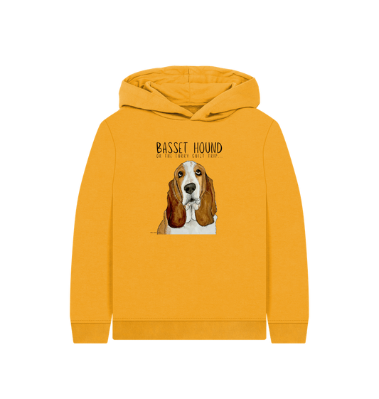 Basset Hound Child’s Hoodie: The Ultimate Guilt Trip, Now in Hoodie Form!