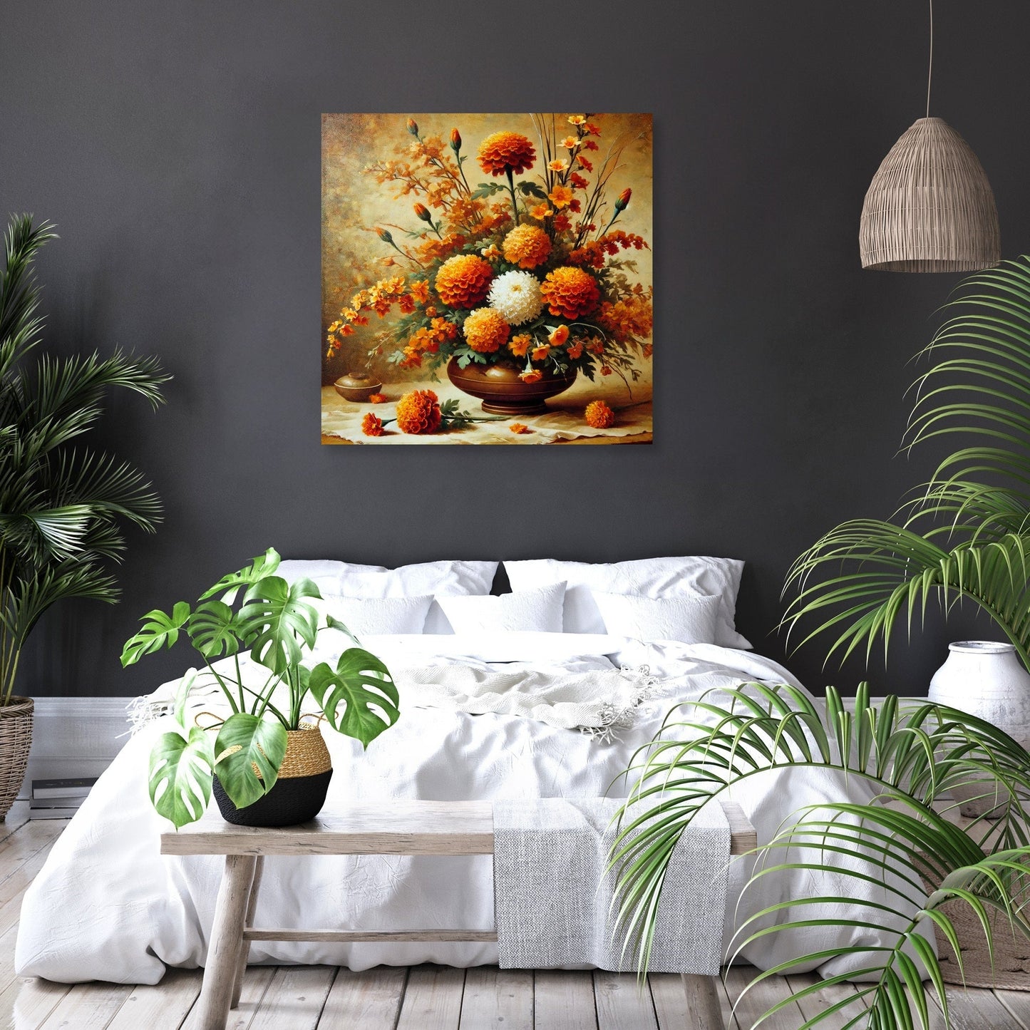 Timeless Ikebana Canvas