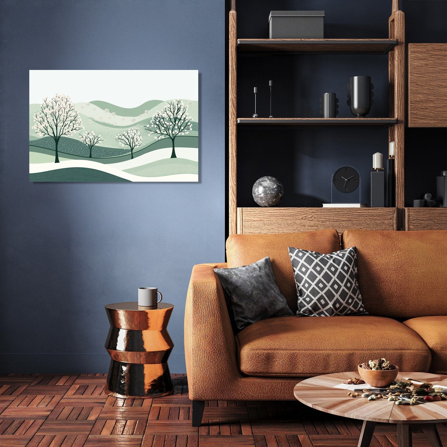 Blooming Trees Canvas