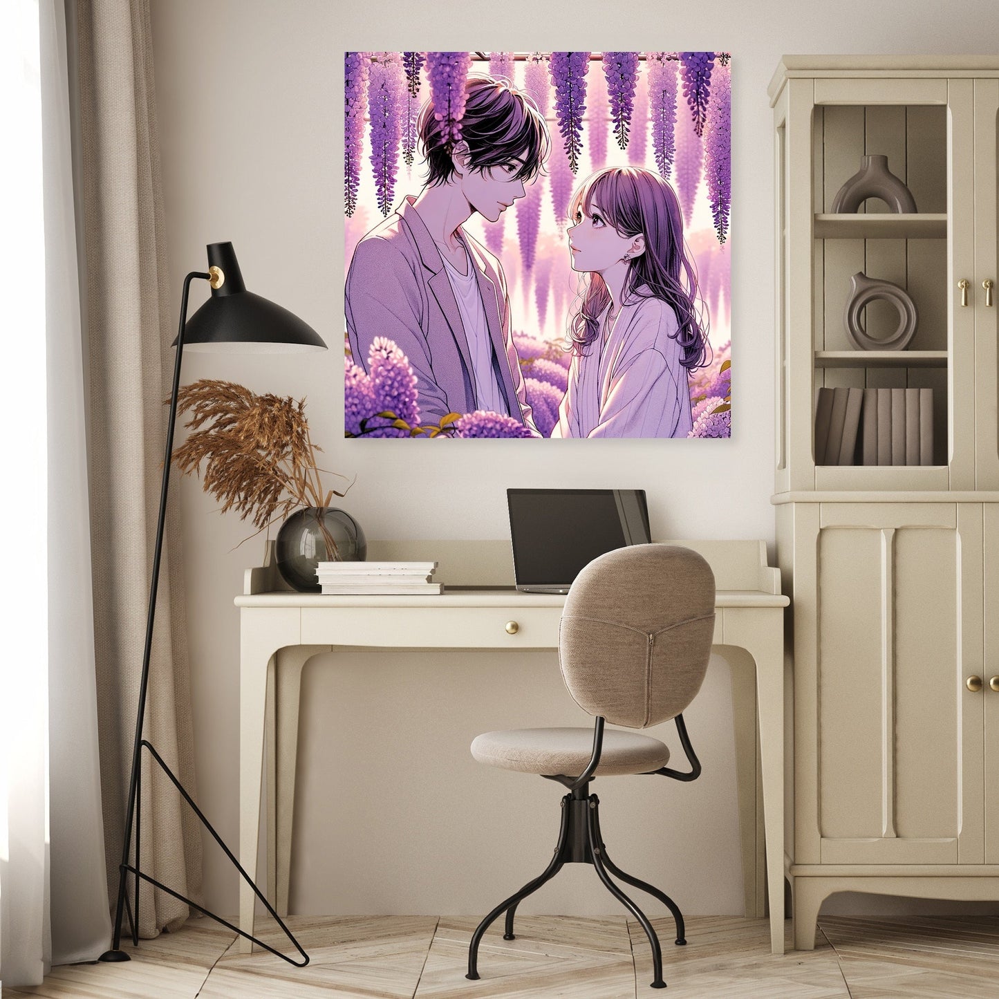Wisteria Lane Romance Canvas