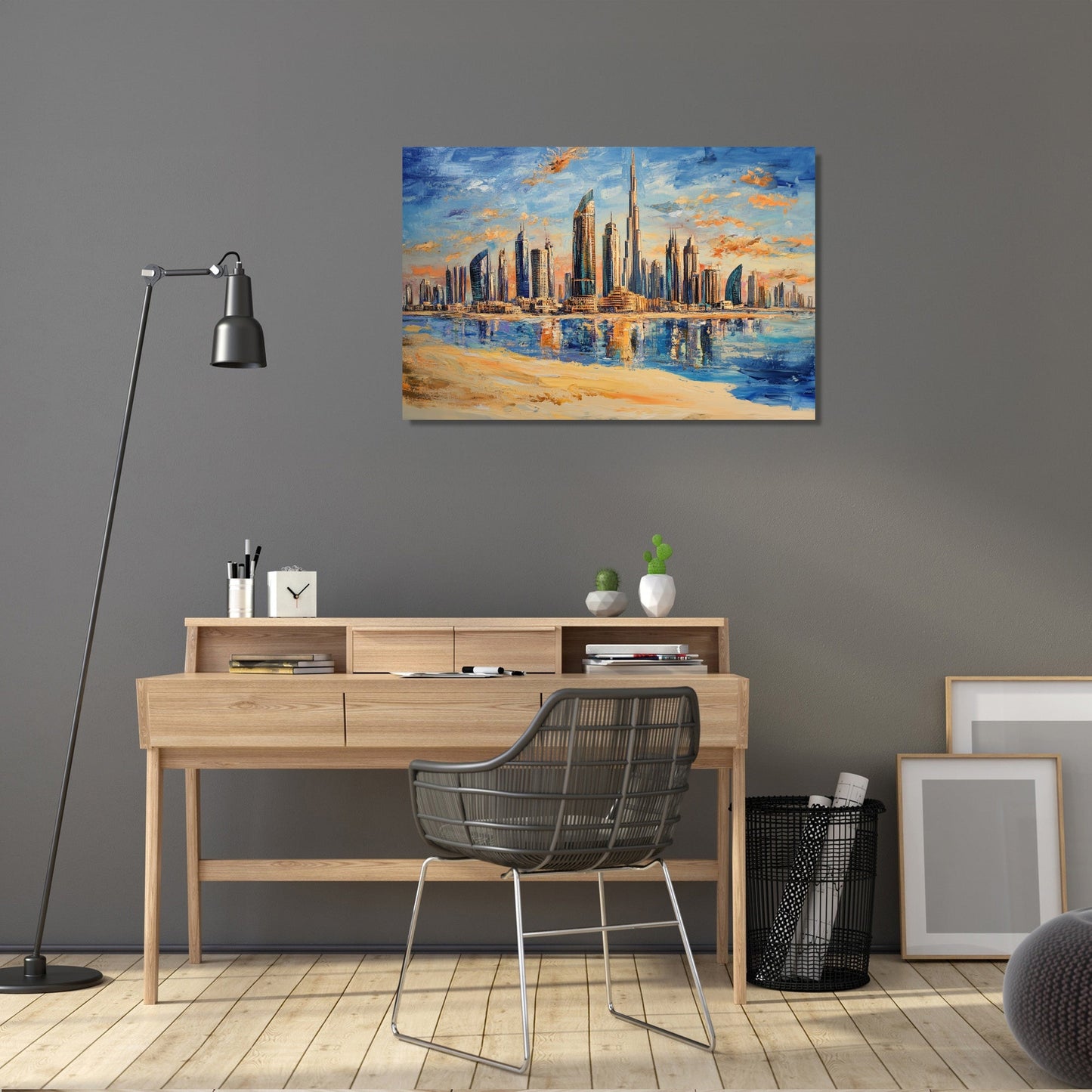Dubai Skyline Canvas