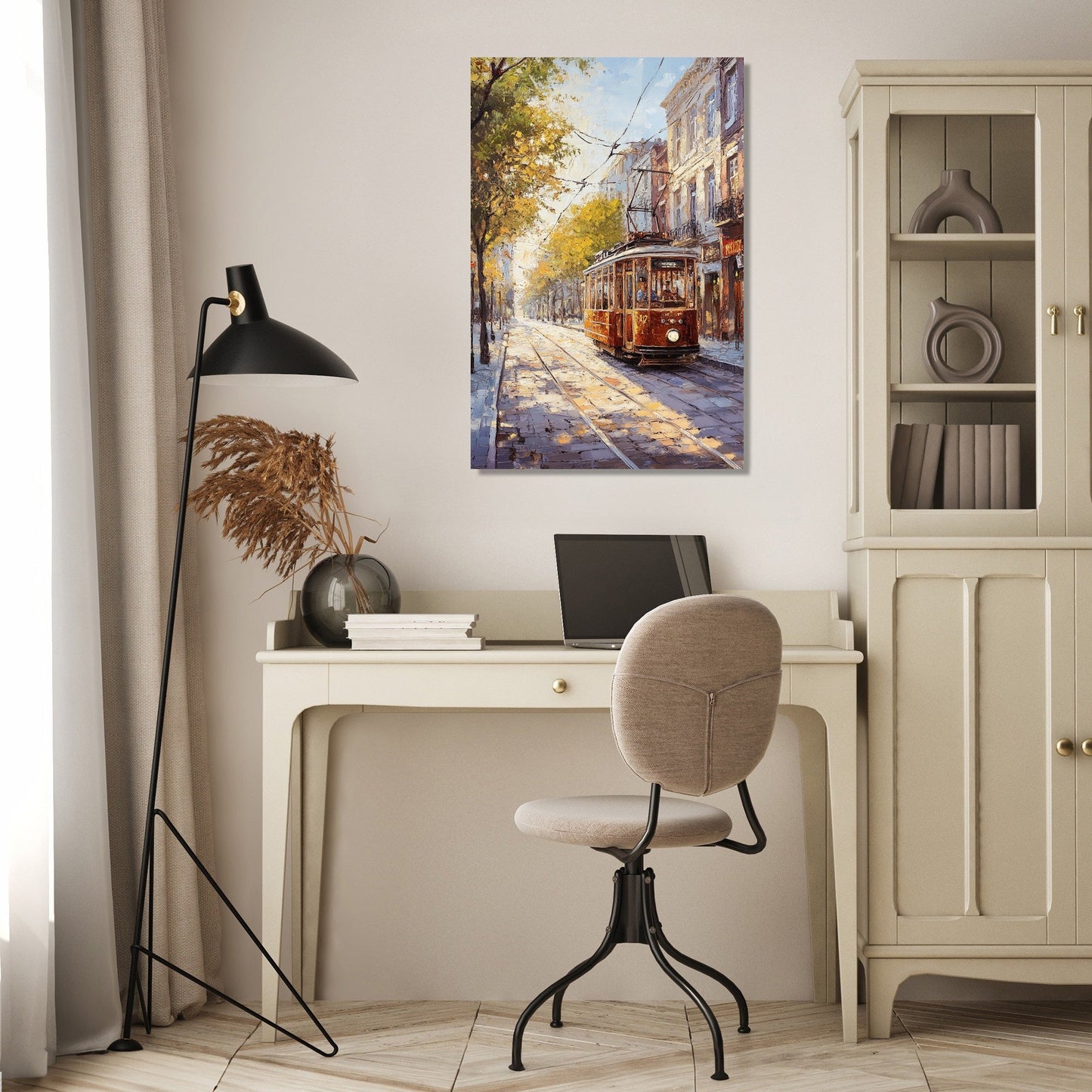 Nostalgic Tramway Canvas