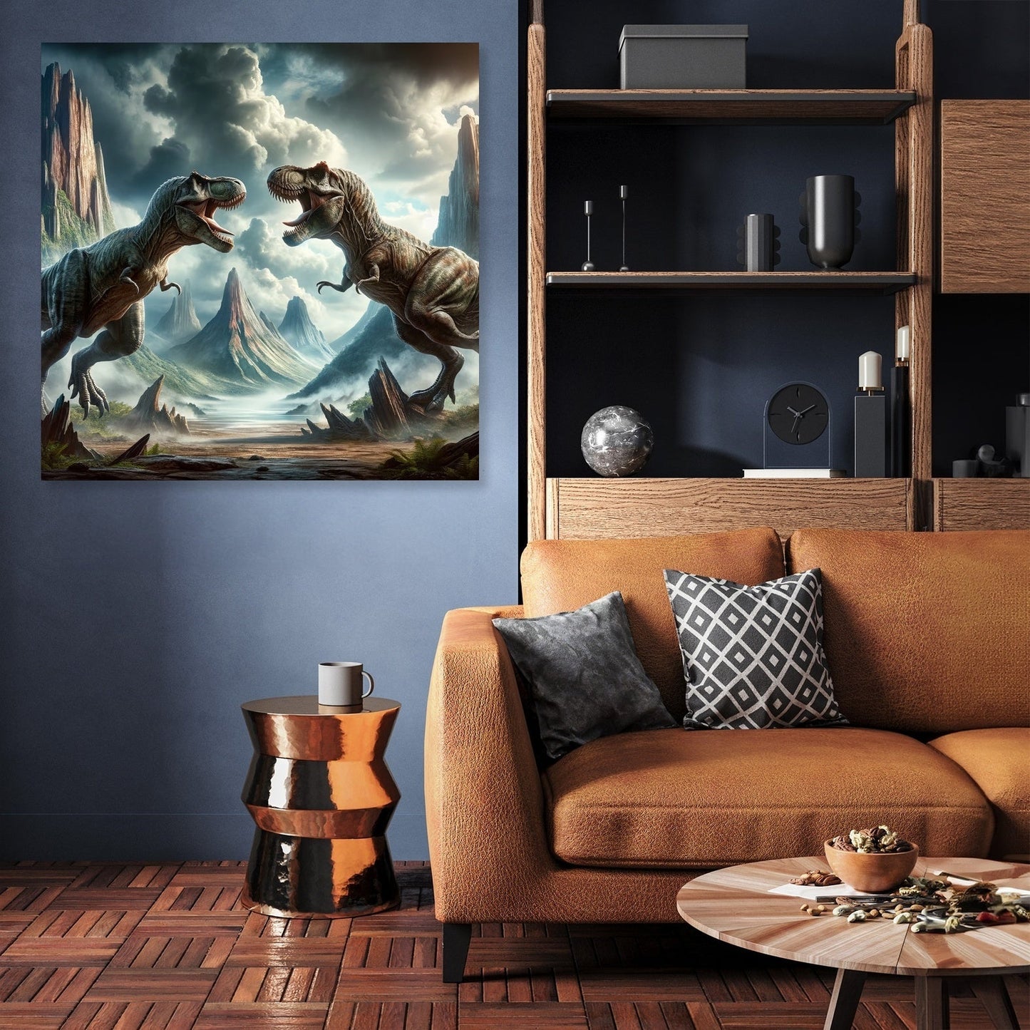 Thunder Duel Rex Canvas