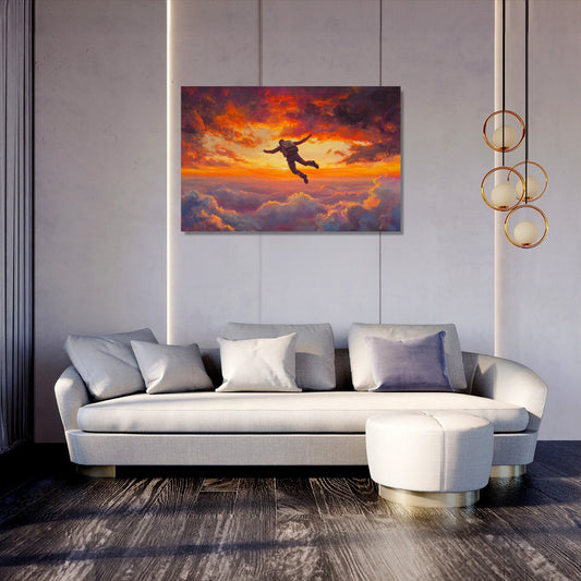 Skydiver’s Dawn Canvas